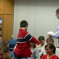 Předávání ECDL certifikátů 2.12.2005
