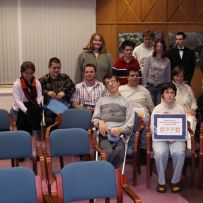 Předávání ECDL certifikátů 2.12.2005