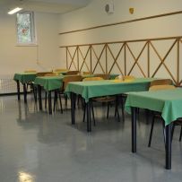 Interiéry školy a internátu