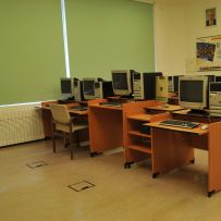 Interiéry školy a internátu