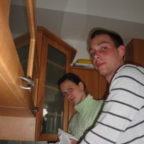 Projekt Kochen des Kartoffelpuffers 
