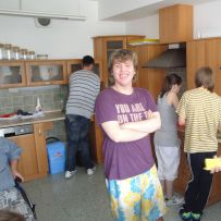 Projekt Kochen des Kartoffelpuffers 