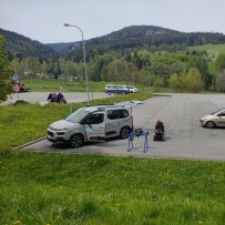 Zkušební jízdy v upraveném autě