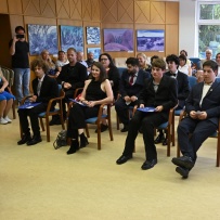 Slavnostní předávání maturitního vysvědčení 