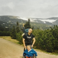 1995: Východ slunce na Sněžce