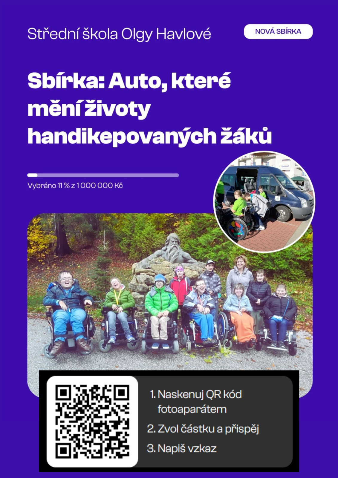 Sbírka na nové auto