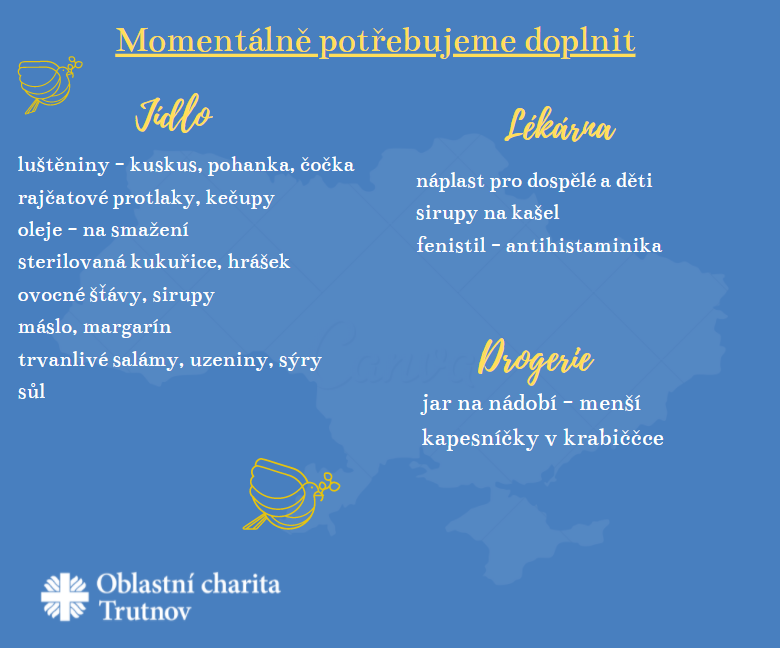 Momentálně potřebujeme doplnit