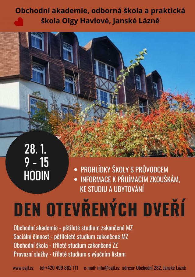Den otevřených dveří 28. ledna